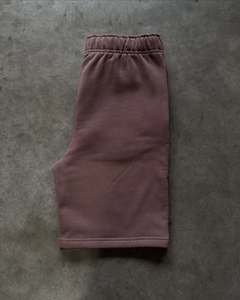 Custom <b>Men's</b> Fleece <b>Shorts</b> Heavyweight Polyester/Cotton Elastic Waist Solid Breathable Loose Casual Streetwear - Product Image 3