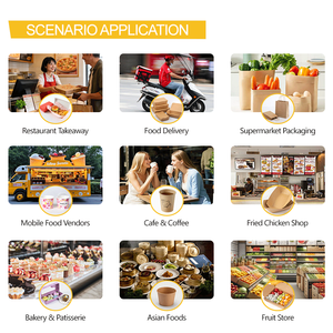 Caja de Cartón de Lujo Personalizada para Alimentos, Desechable, para Llevar, Estilo Coreano, para Pollo Frito, Hot Dogs, Hamburguesas y Papas Fritas - Product Image 5