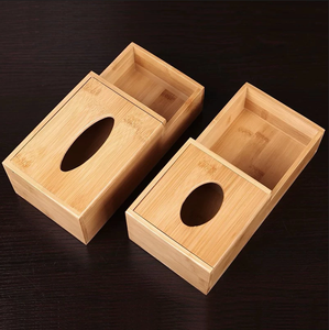 Boîte à mouchoirs en bambou à bas prix écologique de meilleure qualité - Product Image 6