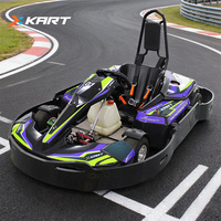 X-KART Fabricación en Fábrica, Go Kart para Adultos con Motor de Gasolina de 200cc, 80km/h de Velocidad, Karting de Carreras para Clubes de Karting