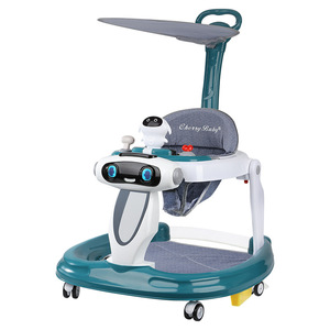 Andador para bebés Easymommy con ruedas <span class=keywords><strong>de</strong></span> dibujos animados, silla <span class=keywords><strong>de</strong></span> juguete musical para empujar y caminar, con freno, económico - Product Image 1