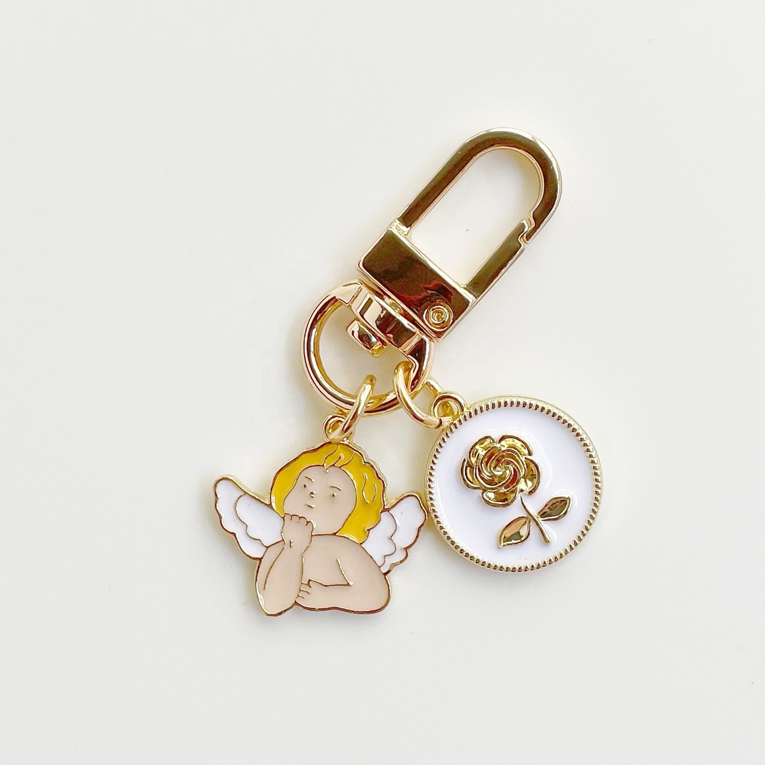 Free Design Custom Logo 2D /3D Key Chain Soft Enamel Die Cast Metal Keychain