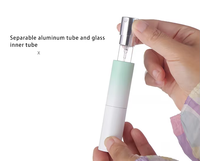Atomiseur rechargeable rotatif de 8 ml, type Twist, en plastique ABS, dégradé, pompe à parfum de voyage, marque JX, sérigraphie