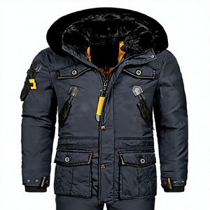 Parka para Hombre, Invierno 2022, Impermeable, con Capucha, Grosor Estándar, Cierre de Cremallera, Abrigo Informal Cálido de Poliéster - Product Image 1