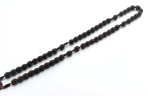 Collar de Rosario de Madera, Cuentas de Madera Talladas con Cruz de <span class=keywords><strong>Jesús</strong></span>, Rosario de Primera Comunión, Recuerdos de Bautizo, Regalos Católicos - Product Image 6