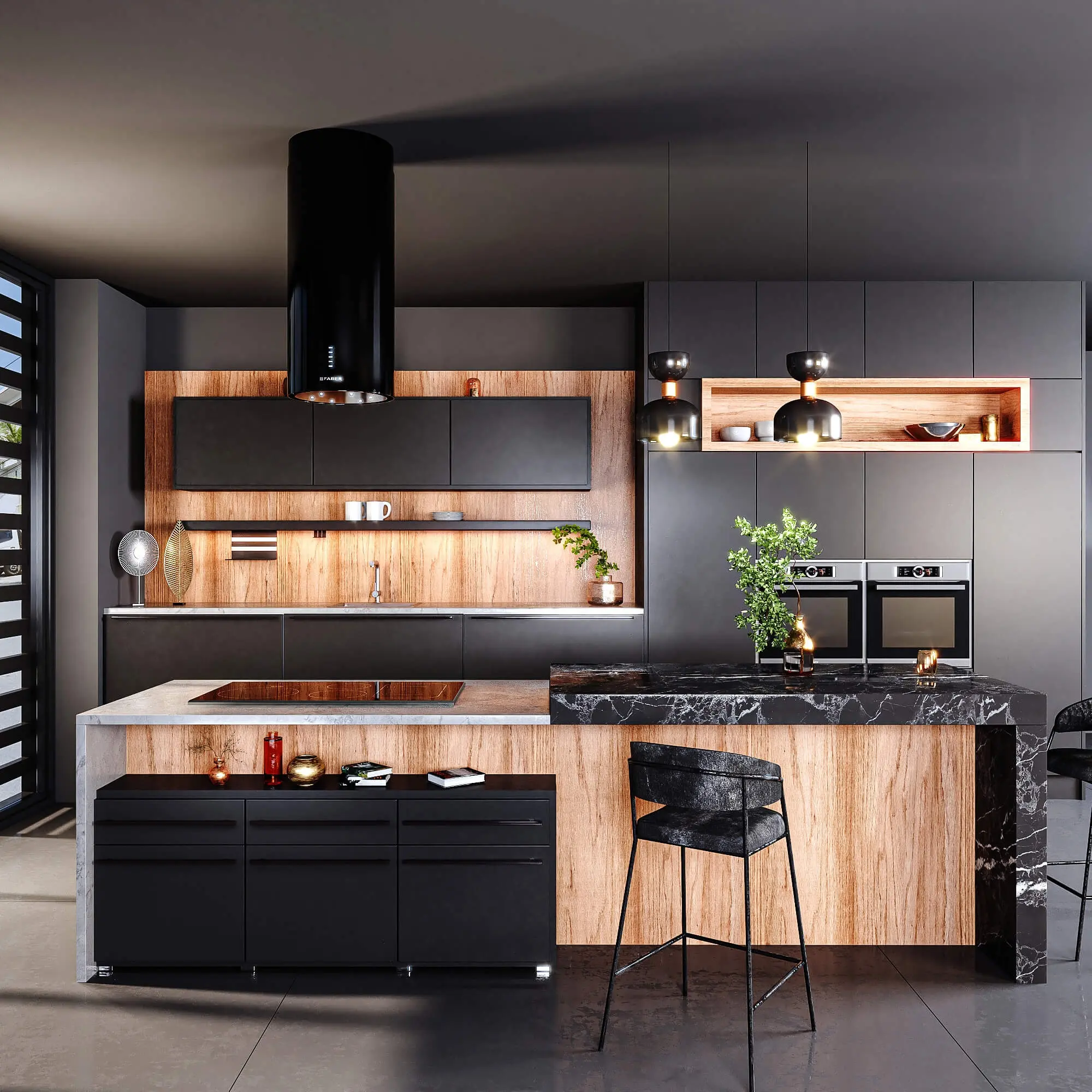 PA lemari dapur rumah tangga luxury modern lacquer design cabinet kitchen kabinet