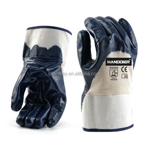 Guantes de Seguridad ANMAY, Industriales, Personalizados, Certificados EN388, Impermeables, Resistentes al Aceite, Recubiertos de Nitrilo y Polialgodón de Calibre 13 - Product Image 1
