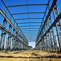 Bâtiment préfabriqué en structure métallique pour hangar, entrepôt, atelier, usine, matériaux métalliques industriels, construction en acier, disponible en ligne