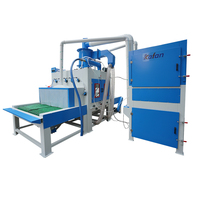 Machine de sablage automatique à haute efficacité, type traversant, équipement de sablage de surfaces métalliques