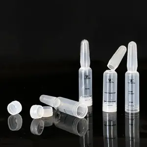 Großhandel 1,5 ml bunte pp Plastik ampullen Flasche kosmetisches Serum leere Plastik ampullen