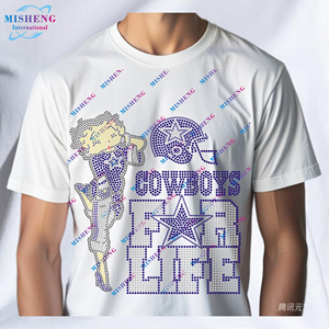 Hojas <span class=keywords><strong>de</strong></span> alta calidad <span class=keywords><strong>de</strong></span> diamantes <span class=keywords><strong>de</strong></span> imitación <span class=keywords><strong>de</strong></span> transferencia <span class=keywords><strong>de</strong></span> calor Hotfix con logotipo <span class=keywords><strong>de</strong></span> equipo deportivo brillante personalizado recomendado a la moda - Product Image 3