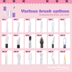 Flacon vide de 7 ml pour fond de teint avec fenêtre et grand applicateur, emballage pour <span class=keywords><strong>blush</strong></span> liquide et gloss à lèvres - Product Image 6