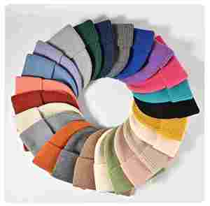 Gorro de Punto Personalizado Unisex para Clima Frío, Cálido, 100% Acrílico, Color Sólido - Product Image 4