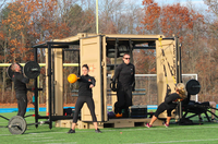 Conteneur en acier pour salle de sport à domicile ou centre de fitness, design moderne, respirant, toutes tailles personnalisables, pour entraînement intensif