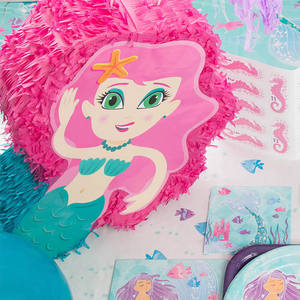 Piñata Sirène – Fournitures pour Fête d'Anniversaire d'Été pour Enfants, Décoration Thème <span class=keywords><strong>Carnaval</strong></span> - Product Image 2