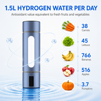 Botella de Agua Hidrogenada de 230 ml con Logotipo Personalizado, Tecnología SPE PEM, 5000 PPB, Generador de Agua Portátil para el Hogar y Escritorio, Fabricante OEM