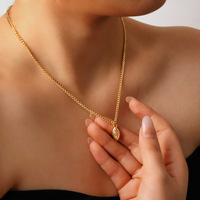 Colliers tendance en acier inoxydable plaqué or 18 carats avec zircon cubique œil de cheval coloré et inaltérable, chaîne Figaro, pour anniversaire