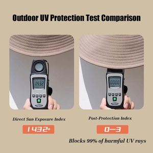 Western Style Cowboy Character Hat Large Brim Fisherman Design Unisex Four Seasons Mesh <b>Sunscreen</b> Outdoor Hiking Hat - Product Image 4