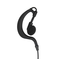 Earpiece Radio 2 Pin Bentuk G 2 Arah, Walkie Talkie, Earphone, Headset PTT untuk Konektor Kenwood K Plug, Baofeng 888s ET 99