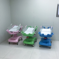 Berceau de bébé en ABS réglable en hauteur et en Angle, chariot pour bébé, lit d'hôpital