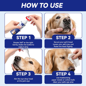 <span class=keywords><strong>Gotas</strong></span> Oftálmicas para Perros de Marca Privada, Tratamiento para Infecciones Oculares, Alivio de Alergias Oculares, Alivio de Ojos Secos, Ojos Rosados, Limpiador de Manchas de Lágrimas para Perros - Product Image 5