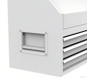 LIBENLI All'Ingrosso Cassettiera Superiore Portautensili e Armadietto Mobile con 16 Cassetti 52" X 18" Bianco - Product Image 6