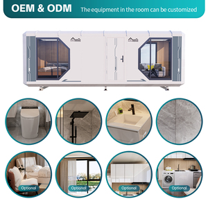 Luxury <strong>Modern</strong> Detachable Modular Aluminum Alloy Prefab <strong>House</strong> Small Residential Prefabricated <strong>House</strong> with Innovative Roof <strong>Design</strong> - Product Image 5