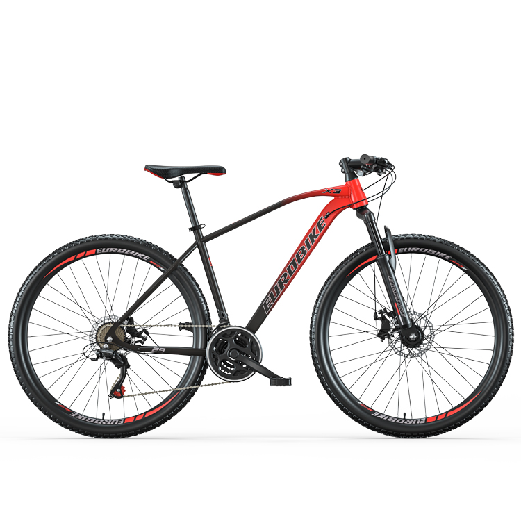 EUROBIKE X3 29 дюймов 21 скорость из углеродистой стали горный велосипед mtb велосипед