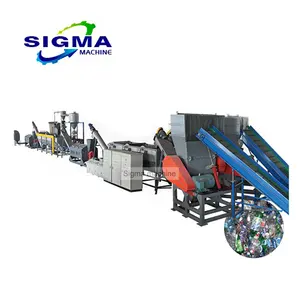 300-1500kg Waste Bottles Pet Plastic Recycling Machine/waste Plastic Crushing& washing&drying Line