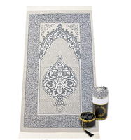 Ensemble de cadeaux du Ramadan islamique, tapis de prière Portable Design turc, tapis de prière musulman avec boîte cadeau élégante