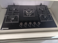 90cm Bon Prix et Qualité Avec Certificats CE et CE Plaque de cuisson à gaz à 5 brûleurs Table de cuisson à gaz Cuisinière Cuisinière à gaz intégrée