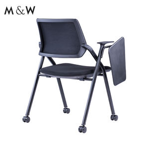 Ergonomic vải phòng hội nghị gấp Ghế lưới Stackable có thể gập lại ghế văn phòng với văn bản Pad - Product Image 2