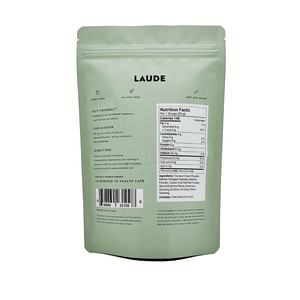 Custom Logo Printed Matte Finish Matcha Latte Powder Packaging Bag Throat Coat <strong>Green</strong> <strong>Tea</strong> Bags With Reusable Zipper - Product Image 2