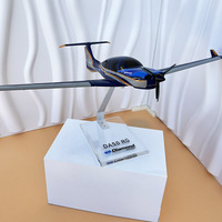 Collection 26cm Jet Privé DA50RG modèle d'avion délicat modèle d'avion en résine ABS pour cadeau d'affaires