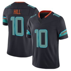 Nouveaux maillots de football américain brodés 2025 2026 pour rivalités, vente en gros – 1Tagovailoa 10 Hill 13 Marino 14 Ewers 17 Jaylen Wad-dle - Product Image 3