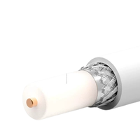 Usine Offre Spéciale Lmr400 Lmr195 Rg223 Rg214 Fb Alfoil Al Braid 75 Ohm Quad Shield Vidéo Rf Coaxial vidéo Câble TV/CATV