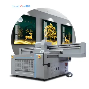 Large format printing wood/ ceramic tiles digital flatbed printer uv led machine on sales