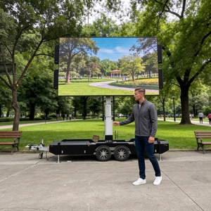 JCT EF16W Rimorchio per Cartelloni Pubblicitari Mobili ad Alta Risoluzione per Esterni, Display LED Digitale per Eventi Sportivi e <span class=keywords><strong>Film</strong></span> all'Aperto - Product Image 6
