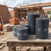 Membrane DPC en PE de 500 µm, résistante aux UV et à la moisissure, solution anti-humidité pour murs, DPC personnalisable