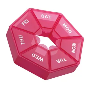 Wholesale Mini Portable Pills Organizer Weekly Tablet Holder Travel <b>Small</b> Pill <b>Box</b> Cases <b>Storage</b> Container - Product Image 2