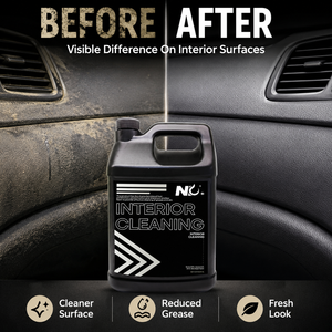 Limpiador Interior 4L para Coche, Líquido Limpiador <span class=keywords><strong>de</strong></span> Superficies <span class=keywords><strong>de</strong></span> Plástico y Vinilo para el Salpicadero, Fórmula <span class=keywords><strong>de</strong></span> Baja Espuma para Detallado Automotriz - Product Image 3