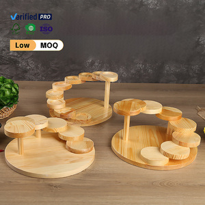 แท่นวางซูชิไม้แบบใหม่พร้อมถาดไม้สำหรับเสิร์ฟและอุปกรณ์<span class=keywords><strong>ซูชิ</strong></span>สำหรับจัดแสดงอาหาร - Product Image 2