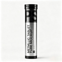 Tube en aluminium imprimé sur mesure pour comprimés effervescents, emballage vide en aluminium pour comprimés effervescents de vitamines