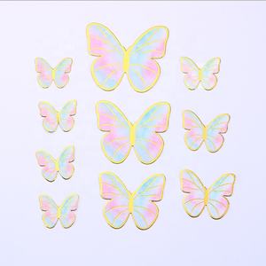 Nouveaux accessoires de pâtisserie pour fêtes <span class=keywords><strong>2022</strong></span>, accessoires pour gâteaux, décorations de cupcakes joyeux anniversaire, décorations de gâteaux papillon XQ868 - Product Image 3