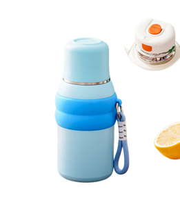 Nouvelle Bouteille d'Eau Isotherme en Acier Inoxydable pour Enfants, avec Paille et Sangle, Motif Mignon, Idéale comme Cadeau d'Affaires - Product Image 3