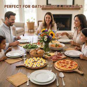 Bandeja Redonda de Silicona para Tabla de Charcutería con 24 Orificios para Encimeras de Cocina - Product Image 6