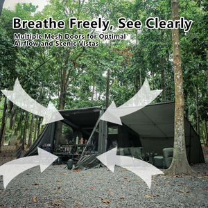 Tente hermétique pleine qualité supérieure personnalisée pour le camping en plein air, robuste, facile à installer, étanche, portable et gonflable. - Product Image 2
