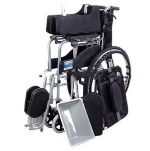 <span class=keywords><strong>Silla</strong></span> <span class=keywords><strong>de</strong></span> <span class=keywords><strong>Ruedas</strong></span> <span class=keywords><strong>Reclinable</strong></span> con <span class=keywords><strong>Respaldo</strong></span> <span class=keywords><strong>Alto</strong></span> Directo <span class=keywords><strong>de</strong></span> Fábrica - Asiento Cómodo con Inodoro Plegable para la Movilidad <span class=keywords><strong>de</strong></span> Personas Mayores - Product Image 5