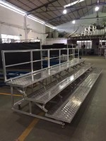 Tribunes en alliage d'aluminium à installation rapide et conception modulaire pour chaises mobiles - Utilisation en intérieur/extérieur pour concerts