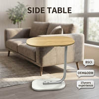 Table basse moderne pour salon, petite, portable, en bois et métal, écologique, avec rangement, facile à nettoyer, 38*28*58cm